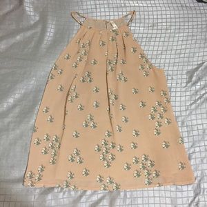 Dressy Floral Halter-ish Top